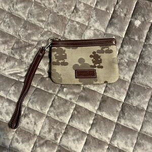 Disney Dooney and Bourke Zippered Pouch Wristlet